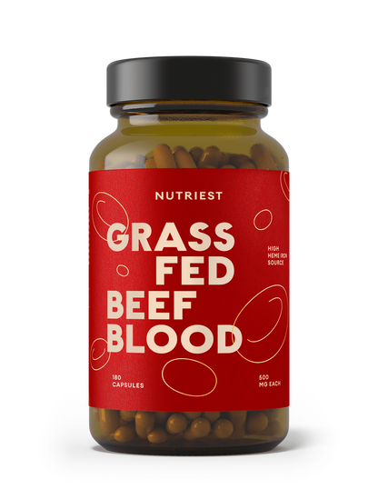 Getrocknetes Bio Weiderind Blut in Kapseln