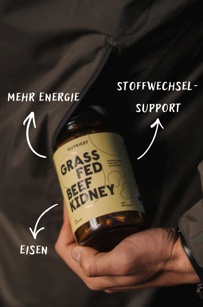 Capsule di Reni di Manzo da Pascolo Biologico Essiccati