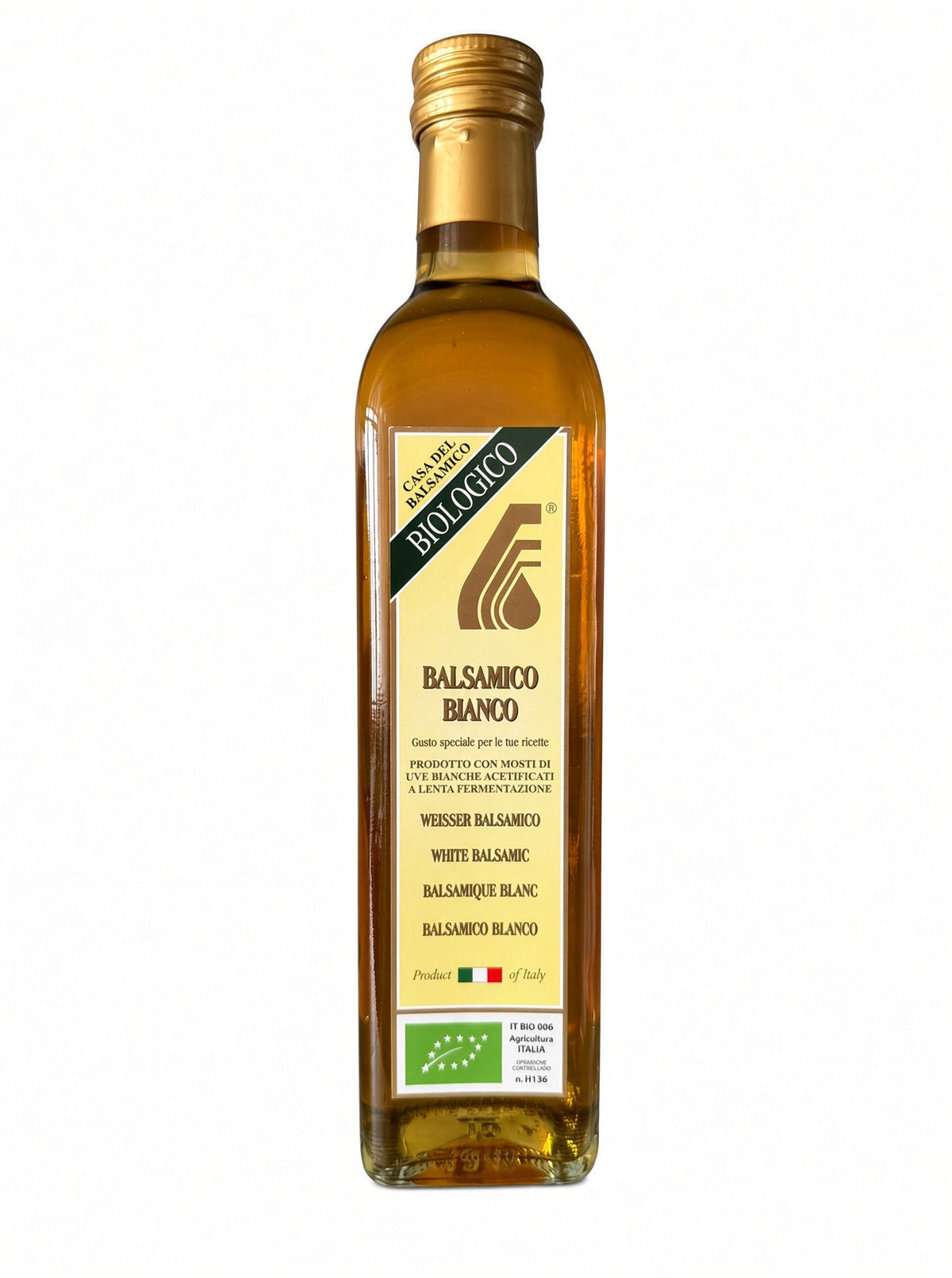 Bio Condimento Bianco – Weisser Balsamico aus Modena, 500 ml