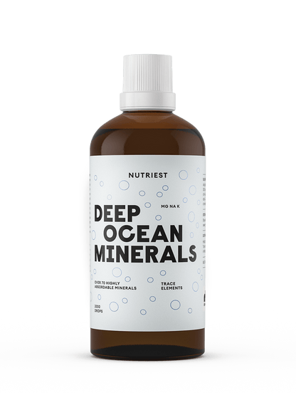 Gouttes de minéraux des profondeurs marines