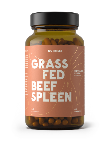 Getrocknete Bio Weiderind Milz in Kapseln online kaufen | Raw Animal