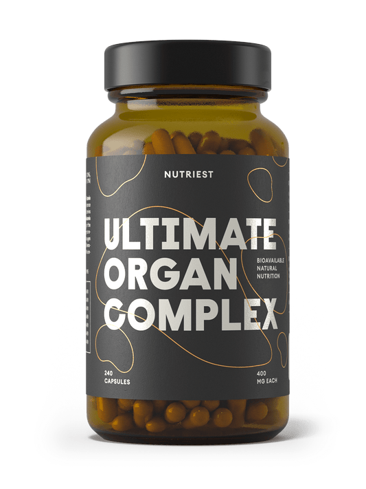 Complexe organique ultime de bœuf bio déshydraté en capsules