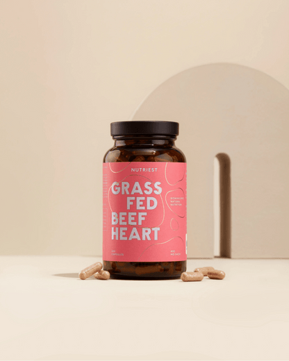Getrocknetes Bio Weiderind Herz in Kapseln NUTRIEST - Raw Animal