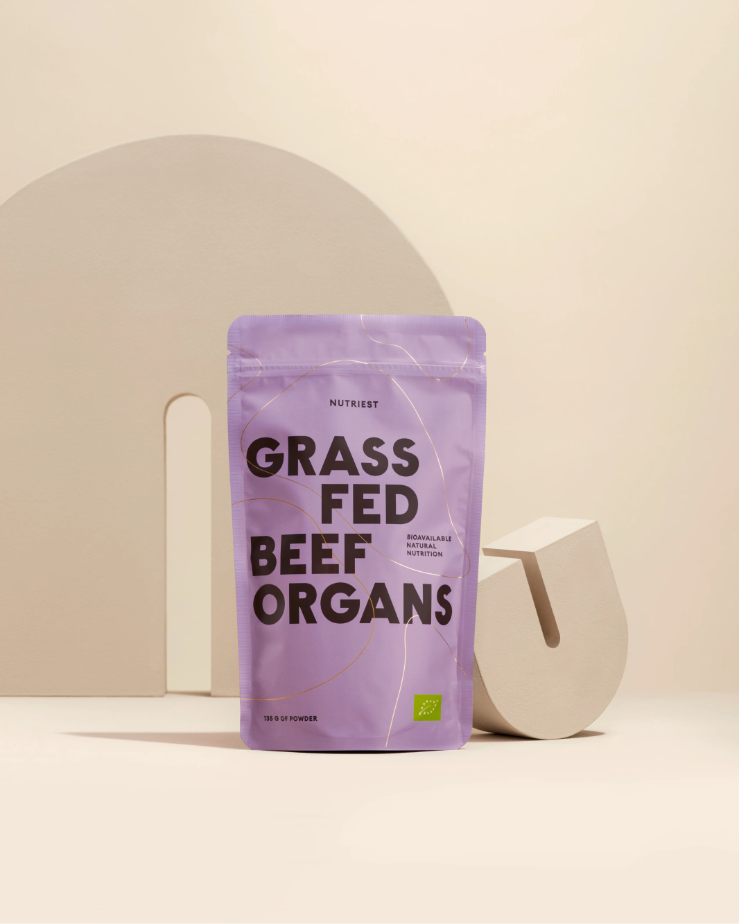 Getrocknetes Bio Weiderind Organ Mix Pulver online kaufen | Raw Animal