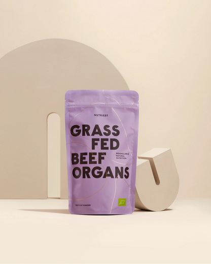 Getrocknetes Bio Weiderind Organ Mix Pulver online kaufen | Raw Animal