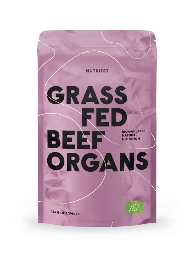 Getrocknetes Bio Weiderind Organ Mix Pulver online kaufen | Raw Animal