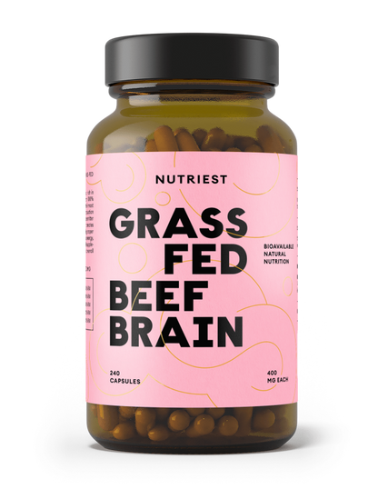 Cerebro de Res de Pastoreo Seco en Cápsulas